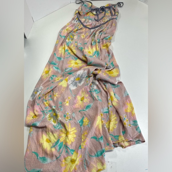 Free People Wisteria Maxi Dress Pastel Light Combo New With Tags Size Large - Picture 4 of 16